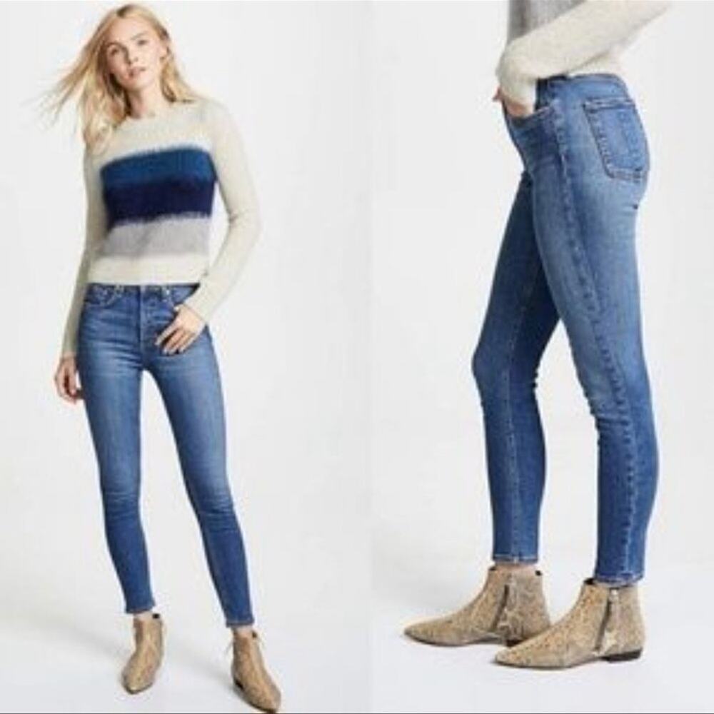 Rag & Bone El Skinny Jeans Light Wash